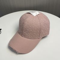 Loewe Anagram Baseball Cap In Jacquard and Canvas Pink